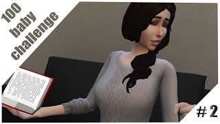 The Sims 4 : 100 baby challenge #2 - Первая беременность. Вредина!