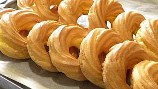 Как правильно приготовить ЗАВАРНЫЕ ПИРОЖНЫЕ  "КОЛЬЦА" /BREWED CAKES-RINGS