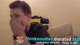 DONATING MONEY TO ROBLOX STREAMERS!!