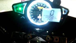 YAMAHA SR400　タケガワ　スーパーマルチＤＮメーター TMR-MJN