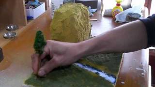 ジオラマの作り方（森林）.The how to make dioramas forest