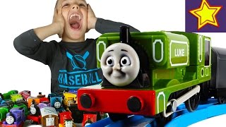Паровозики Томас и его друзья распаковка Люка Thomas & Friends Luke unboxing