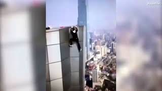 100 Katlı Binadan Yere düştü+18 Dayanıksızlara TavSiyem İzlemesinler 2018
