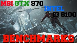 MSI GTX 970 I3-8100 11GAMES TESTED 2019