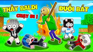 PHONG CẬN SAMMY SỢ PHÁT KHÓC KHI BỊ THẦY BALDI KINH DỊ ĐUỔI ĐÁNH TRONG MINECRAFT