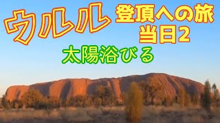 【TAKA とりちゃん】ウルル登頂旅当日2 オーストラリア 朝 サンライズ