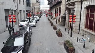 Coronavirus, le immagini della citta' fantasma di Wuhan