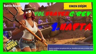 YOL HİKAYESİ GÖREVİ 6. SEZON 1. HAFTA Çiftlik Kızı Görevi (Fortnite Türkçe)