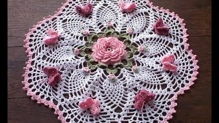 АЖУРНАЯ САЛФЕТКА КРЮЧКОМ - видео - 2019 / Openwork CLOTH HOOK - Video / Perforierte TUCH HOOK