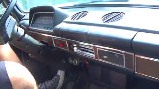 Driving Lada 1200L Zhiguli