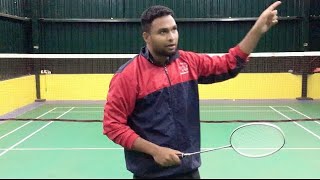 #Badminton Lift Shot Technique #Trick  #Oval Shape Helicopter Shot #Trick