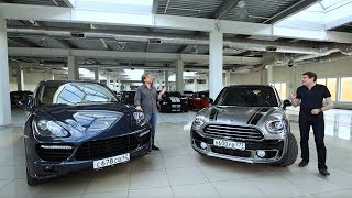 Универсальный автомобиль. Porsche Cayenne GTS vs Mini Countryman | Это ваша машина