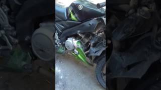 Crashed Yamaha R15 Accident - Lucknow
