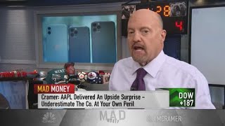 Jim Cramer: I 'should've had even more faith' in Apple's quarterly report