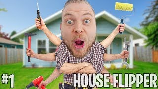 SQUIDDY THE HANDYMAN!! - HOUSE FLIPPER #1