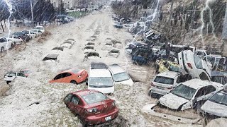 "Doomsday hailstorm" raging Australia! Canberra is destroyed! People can only pray!