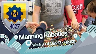 Manning Robotics: Week 3 + 4 (Jan 22 - Feb 02)