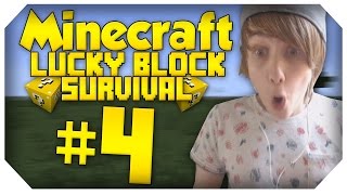 GELUK EN ONGELUK! - LUCKY BLOCK SURVIVAL #4