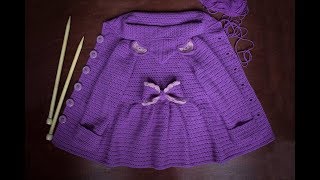 Вяжем детский кардиган / кофту  ♥ Часть 2 рюши и рукава  ♥ Вяжем крючком ♥  Wild Rose ♥