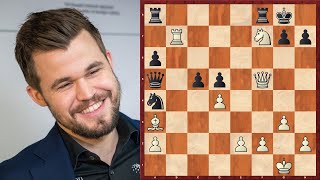 Магнус Карлсен ЖЕРТВУЕТ КАЧЕСТВО и КРАСИВО ПОБЕЖДАЕТ! Шахматы