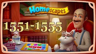 HomeScapes level 1551, 1552, 1553, 1554, 1555