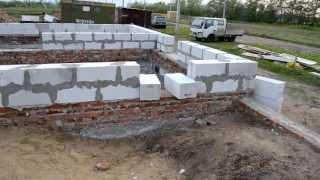 Дом из Газобетона. Начало стройки Установка Сибита (день 1)