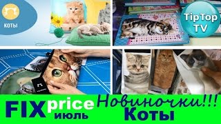 ФИКС ПРАЙС 2016 КОТЫ КОШКИ НОВИНКИ ИЮЛЬ// FIX PRICE