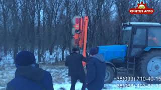 Чергова поставка і демонстрація обрізувача дерев і лісосмуг в роботі