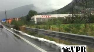 grandinata venerdi 12 settembre media valle seriana immagini amatoriali video produzione bergamo