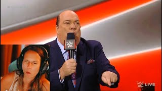 WWE Raw Paul Heyman to Brock Lesnar "Stick hand up ***" WHAT!?