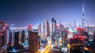 Night Drive on Sheikh Zayed Road - 2017 - مدينة دبي في الليل