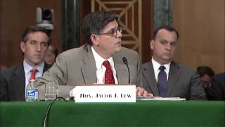 Sen. Warren Q&A with Treasury Secretary Jack Lew