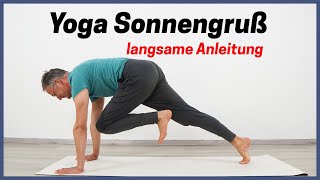 Yoga Sonnengruß für Anfänger  |  langsam und exakt