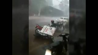 2 - Temporal deixa estragos na Expo Santa Rita no Paraguai