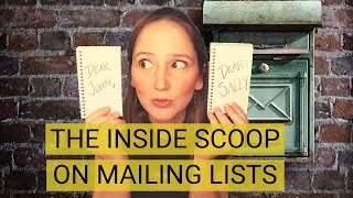 The Inside Scoop on Mailing Lists