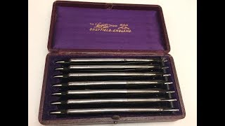 Antique Seven Day Straight Razor Set (Ca. 1900)