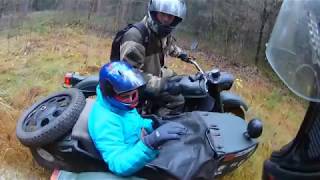 Уралы, Днепры, К750 с приводами на коляску. Сбор в честь Великой Октябрьской революции 2018г.