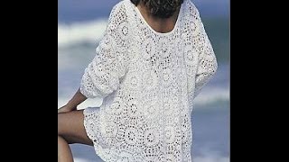 Вязаная Туника Крючком - 2019 / Knitted tunic Crocheted / Tunika Gehäkelte