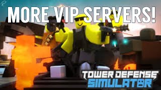 [ROBLOX] Tower Defense Simulator - VIP SERVERS!