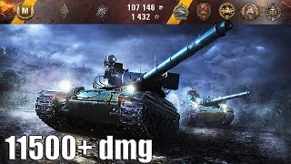Старая ЧИТ позиция рулит 11500+ dmg ??? AMX 30 B World of Tanks лучший бой
