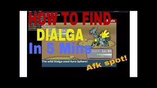 How to find Dialga in Project Pokemon