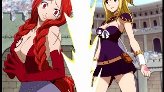 Fairy Tail/Хвост Феи. Люси vs Искра