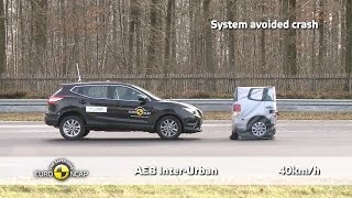 2014 Nissan Qashqai ► Autonomous Emergency Braking Test