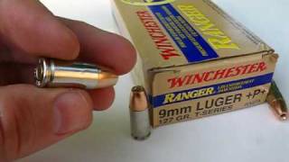 Ammo Test  9mm Luger - 127 Gr +P+ Ranger-T Series