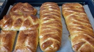 Вкусная ВЫПЕЧКА Вкусные БУЛОЧКИ ПЛЕТЁНКИ с творогом и изюмом Рецепт домашних булочек Рецепт теста