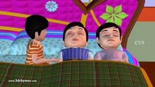 Ten in the Bed Nursery Rhyme - 3D Animation English Rhymes & Songs for Children (Ten in a Bed)