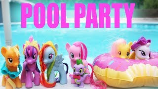 MLP Mane Six POOL PARTY!~!