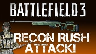I'm a hacker!? [BF3 SV98 Rush Attack PC Gameplay]