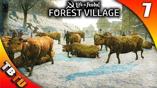 BUILDING THE TAVERN! COWS AND MILK! Life Is Feudal: Forest Village Gameplay E7