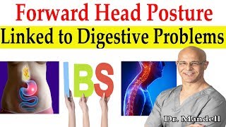 Forward Head Posture Causes Digestive Disorders (Bloating, IBS, Heartburn, GERD) - Dr Mandell, DC